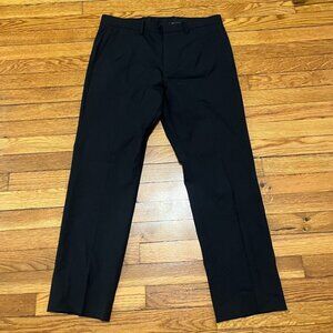 Theory Black Straight Leg Pants